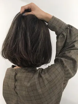 ミディアム ボブ/縮毛矯正 🌟梅田盛一🌟のヘアスタイル