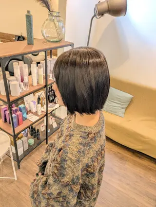 カラー 束感まつぱ🥑🤍 NATUKI🤍のヘアスタイル