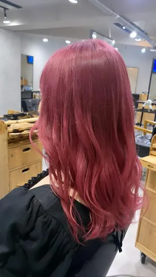 セミロング lena🎀 透明感カラー/韓国風のヘアスタイル