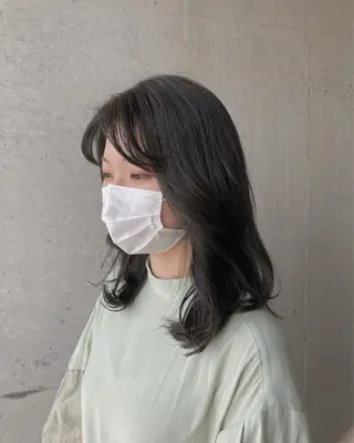 ミディアム はまべ です☆のヘアスタイル