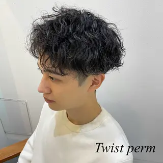 ショート パーマ ヘアアレンジ メンズ 🔥メンズ特化🔥 木村 祐太のヘアスタイル
