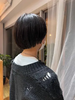 ショート 大人可愛い♡コテ巻き パーマ🌼杉田 萌恵のヘアスタイル