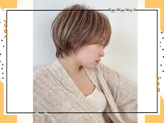 ショート 髪屋こころ 峯村 衣舞のヘアスタイル