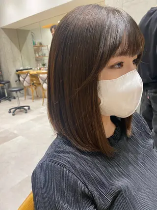 ミディアム カラー 似合う髪型が 分からない方へのヘアスタイル