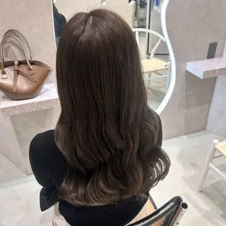 ロング カラー 馬場 美咲のヘアスタイル