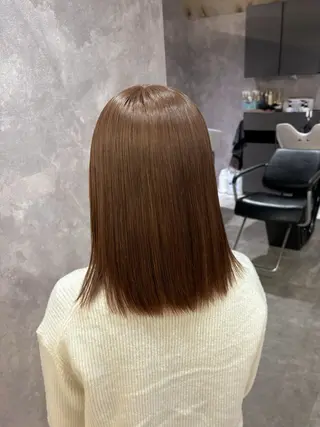 ミディアム カラー ミント/千葉 /モデル募集中のヘアスタイル