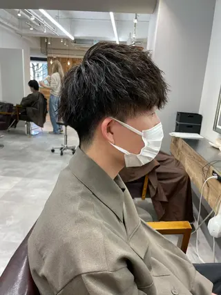 ショート パーマ ヘアアレンジ メンズ 🔥メンズ特化🔥 木村 祐太のヘアスタイル