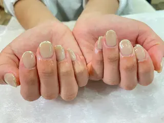 ネイル はばすみれ🎀ﾈｲﾙ 光ﾌｪｲｼｬﾙ ﾍｱのネイルデザイン