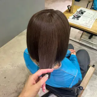 ショート カラー ✨ハイトーン/暗髪/ ハイライト/松岡✨のヘアスタイル