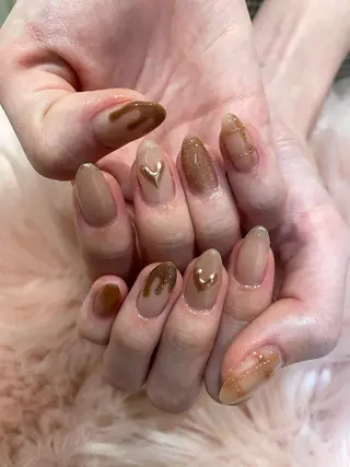 ネイル crystal ⭐︎ colorのネイルデザイン
