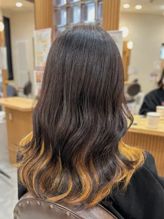 セミロング カラー ROPE🫧 フウカのヘアスタイル