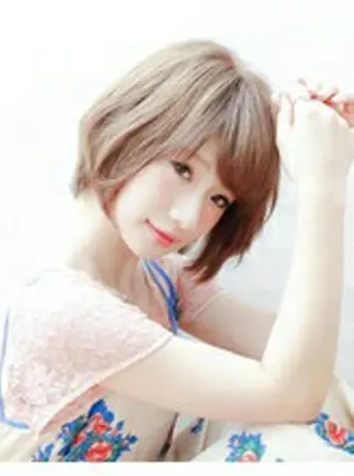 ショート 田辺 侑未のヘアスタイル