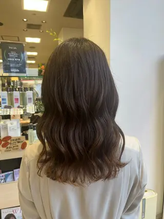 セミロング カラー 🎀大人可愛く🎀 艶髪sayakaのヘアスタイル