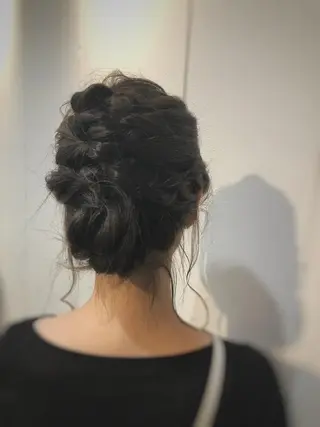 ミディアム カラー ヘアアレンジ cherir髪質改善 パーソナルカラー診断のヘアスタイル