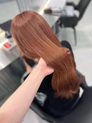 ロング カラー ozaki renaのヘアスタイル
