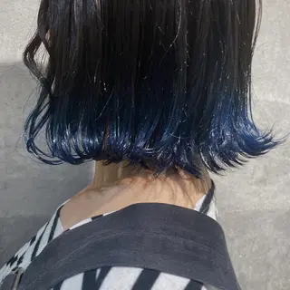 ミディアム カラー 𝑺𝒂𝒌𝒊 🩶マンツーマン施術のヘアスタイル