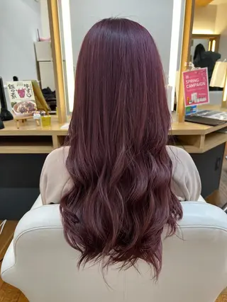 ロング カラー ✂︎HITOMI✂︎ 副店長のヘアスタイル