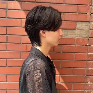 ミディアム パーマ メンズ 【柏メンズパーマ職人 】店長　KAZUMAのヘアスタイル