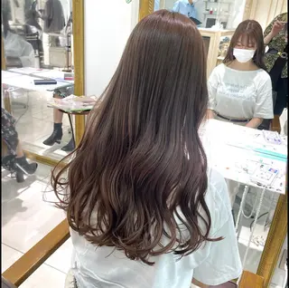 ロング カラー ヘアアレンジ 透明感カラー 古山 結季🌙🖤のヘアスタイル