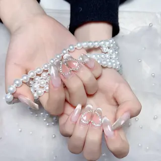 ネイル M🌷nail 長さだし専門店のネイルデザイン