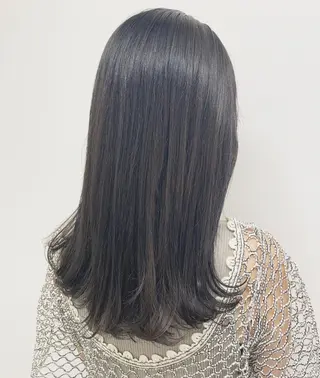 セミロング カラー 肌に馴染むカラー 梅田・増田のヘアスタイル