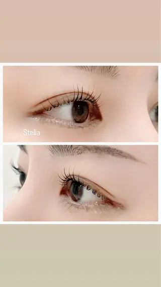 マツエク・マツパ Stella🤍 【eyesalon】のマツエク・マツパデザイン