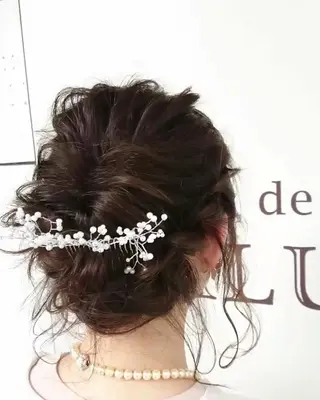ヘアアレンジ セミロング 変身企画実施✨️ ショート専門 宮ヶ迫のヘアスタイル