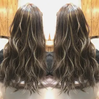 ロング カラー 重政 和樹のヘアスタイル