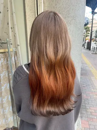 ロング カラー CoCooN 店長 さのえみのヘアスタイル