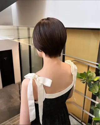 ショート カラー パーマ ヘアアレンジ メンズ キッズ stylist 🌸 kana.のヘアスタイル