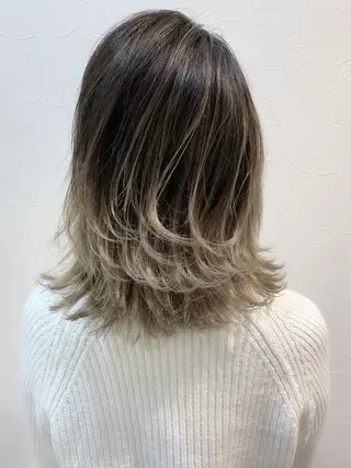 ミディアム Ash川越店／ 松本　亮二のヘアスタイル