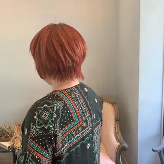 ショート カラー SAKINO. ベージュカラーのヘアスタイル
