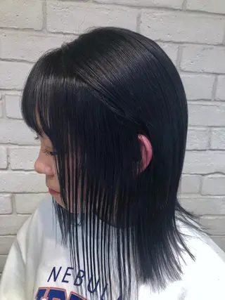 ミディアム カラーアンドケアリタ kitamuuuのヘアスタイル