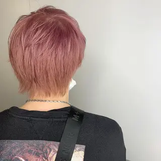 ショート カラー ヘアアレンジ 🎀暖色カラー🎀 ♡yurika♡のヘアスタイル