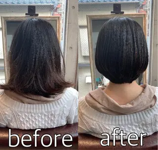 ショート *くせ毛に特化* 【yun】のヘアスタイル