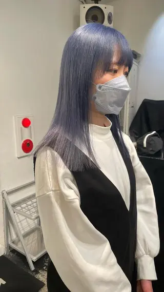 ロング カラー パーマ ヘアアレンジ メンズ キッズ ネイル マツエク・マツパ アイブロウ 艶ハイトーン/ヘア アレンジAYAKAのヘアスタイル