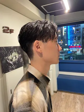 ミディアム 椿 智行のヘアスタイル