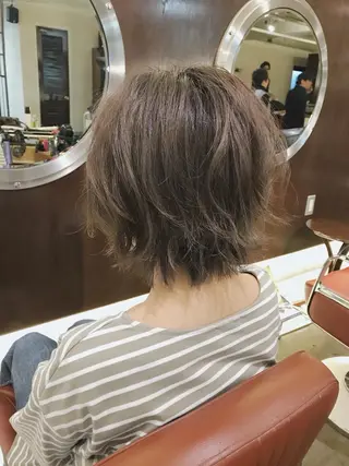 ショート カラー 髪質改善/艶髪/ 木山ゆかりのヘアスタイル
