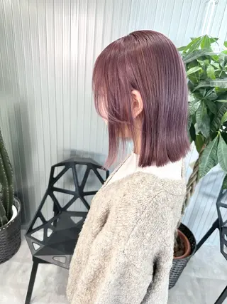 セミロング カラー LOOP hairのヘアスタイル