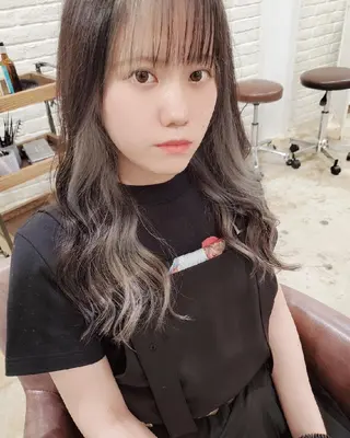 セミロング belta 姫路山吹 カラーモデル募集のヘアスタイル