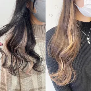 セミロング カラー 新宿駅近♡個室 ♡関口三都季🌜のヘアスタイル