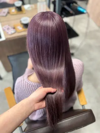 ロング カラー きょうか🩶 /艶髪/髪質改善のヘアスタイル