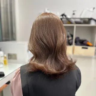 セミロング カラー パーマ ヘアアレンジ メンズ ♡ 𝐑𝐈𝐎♡のヘアスタイル
