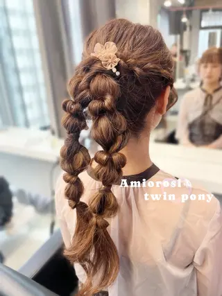 ヘアアレンジ 透明感/グレージュ /韓国レイヤー🪽のヘアスタイル