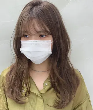 ロング 韓国風🇰🇷うる艶 レイヤー/海青🫧のヘアスタイル