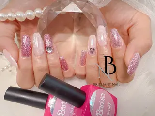 セミロング brilliant nail💎あやのネイルデザイン