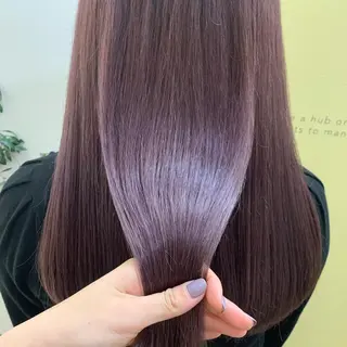 ロング カラー hub hair レイヤー/透明感のヘアスタイル