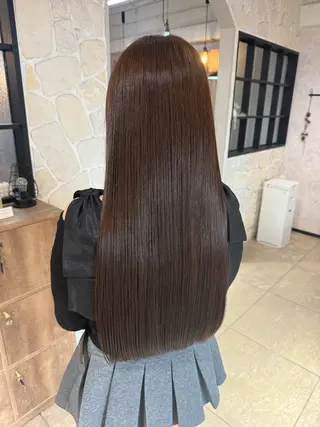 ロング カラー 🫧髪質改善/透明感 カラー/RINAのヘアスタイル