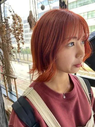 ミディアム カラー 松尾太樹 【pia】福岡美容室のヘアスタイル