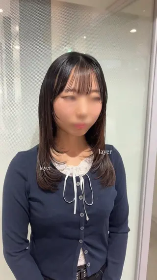 ミディアム 坂本奈都美/Jr.s 🎀のヘアスタイル